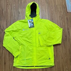 NWT Wyoming Traders Hi-Vis Waterproof Windbreaker - XL